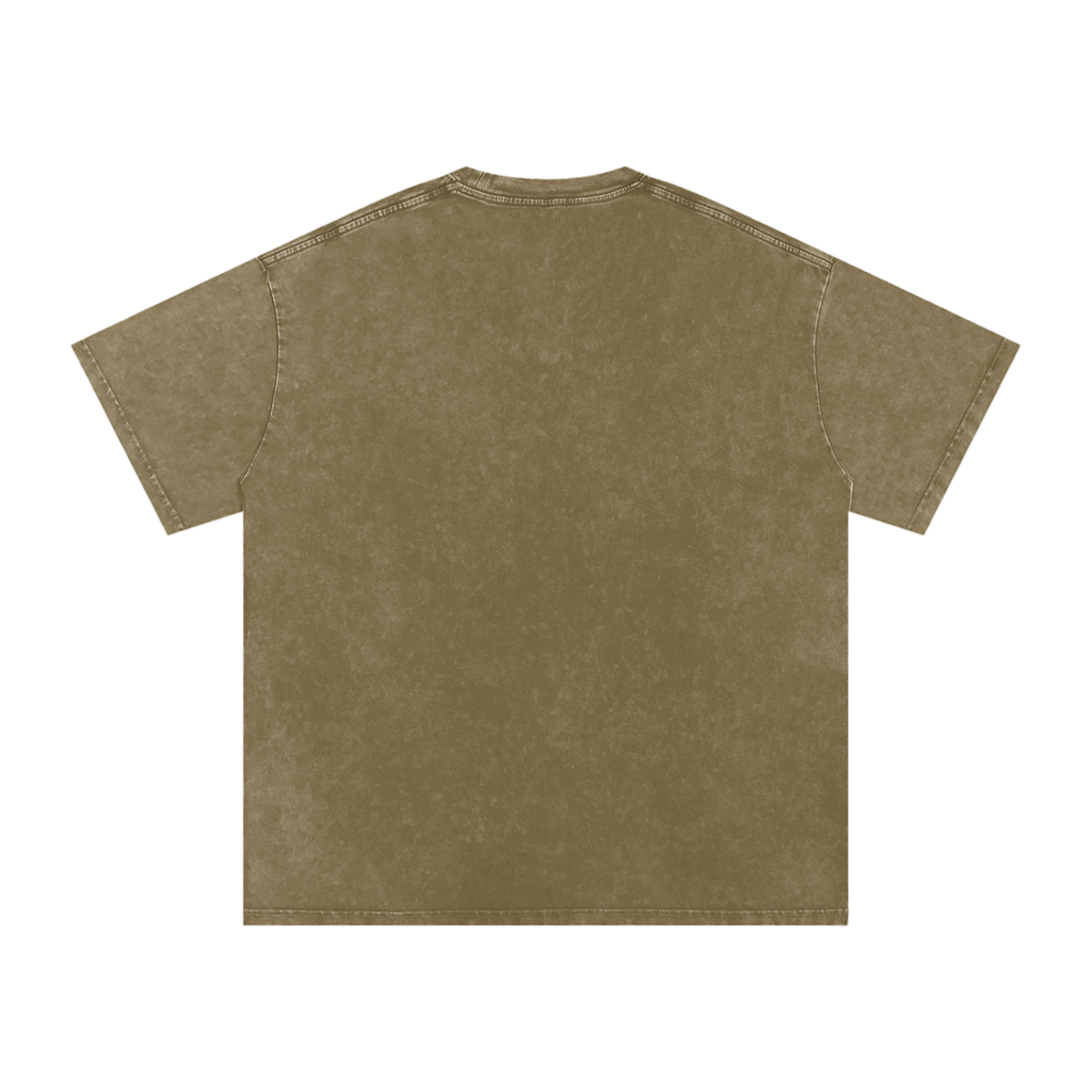 Traumatized Snow Washed Oversized Cotton T-Shirt