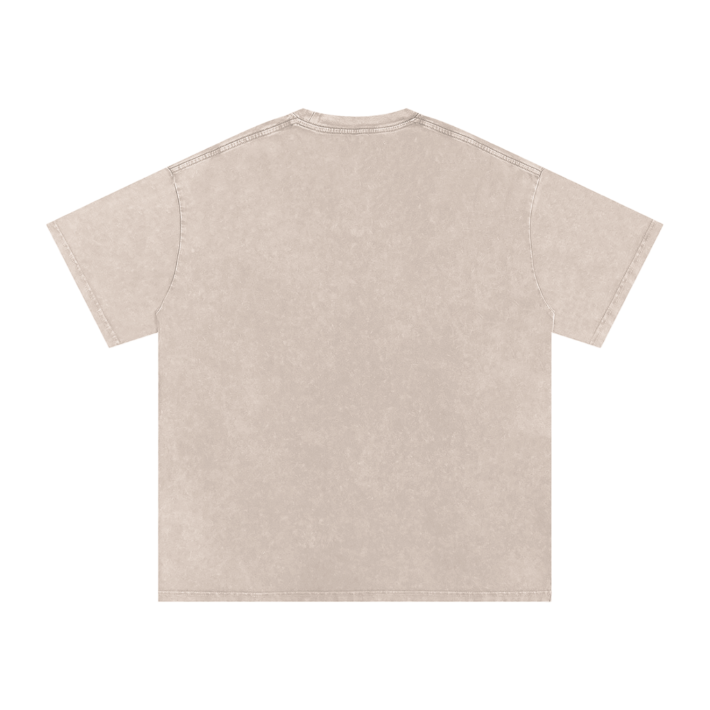 Traumatized Snow Washed Oversized Cotton T-Shirt