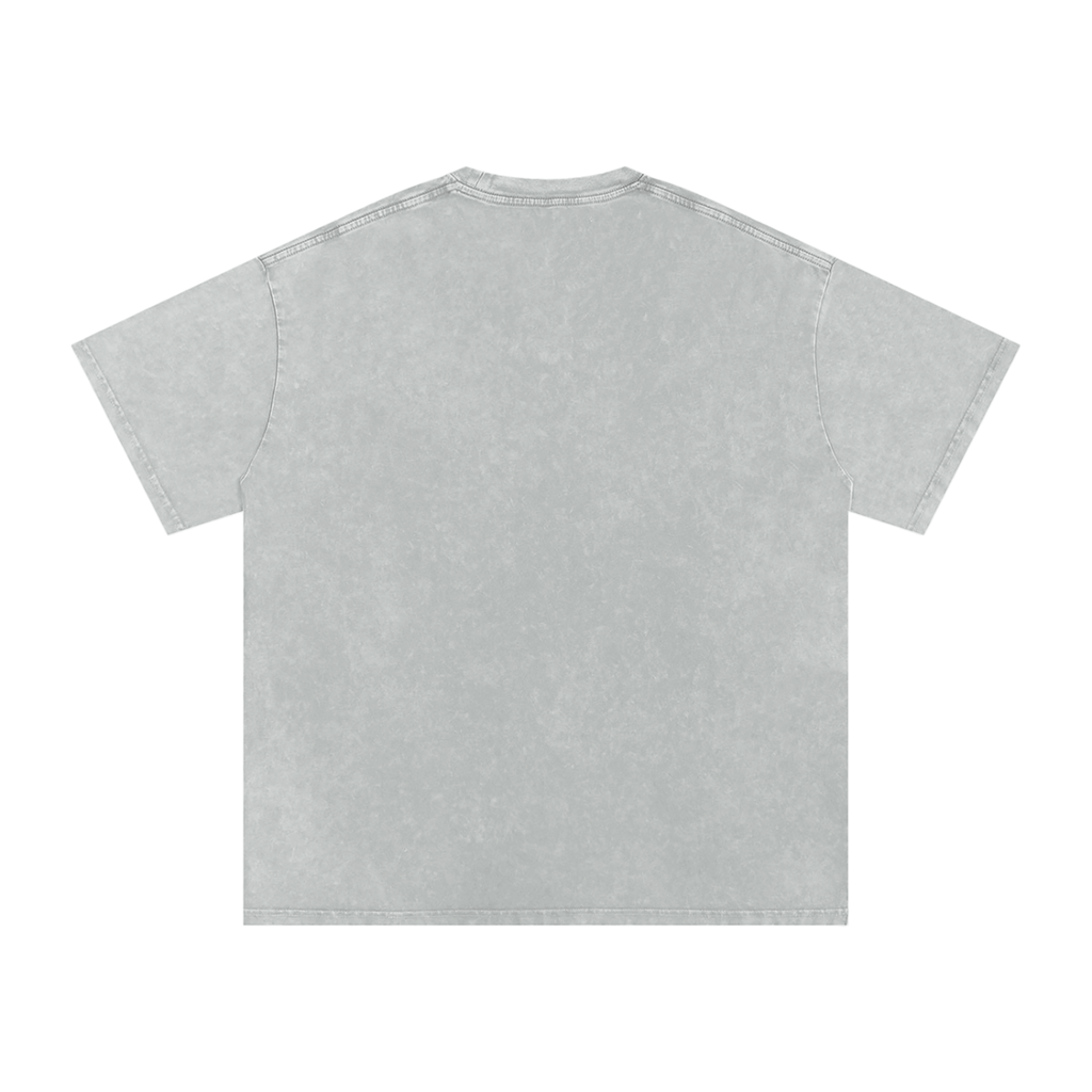 Traumatized Snow Washed Oversized Cotton T-Shirt