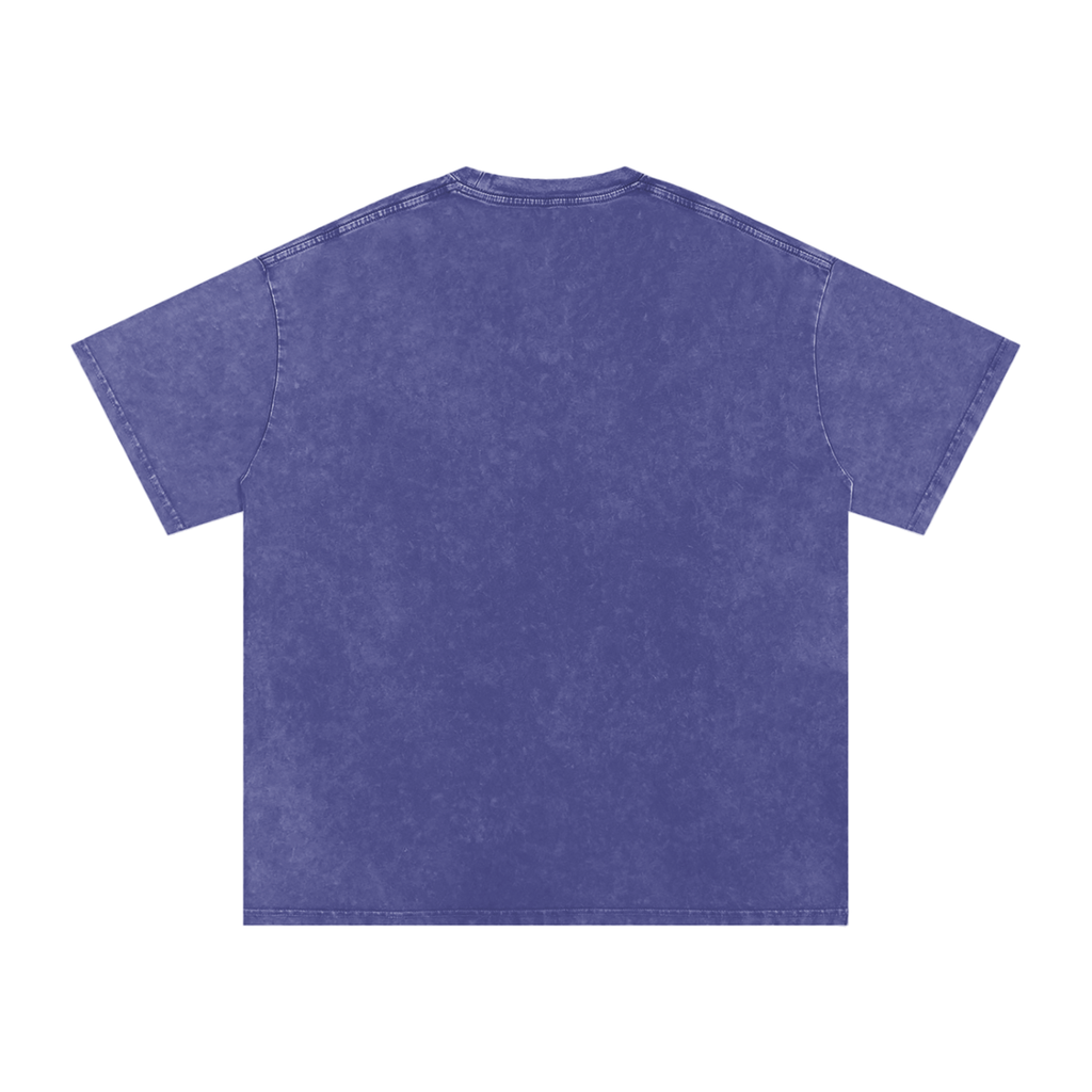 Traumatized Snow Washed Oversized Cotton T-Shirt